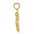 thumbnail image 2 of FB Jewels 14K Yellow Gold Polished Frog Pendant, 2 of 3