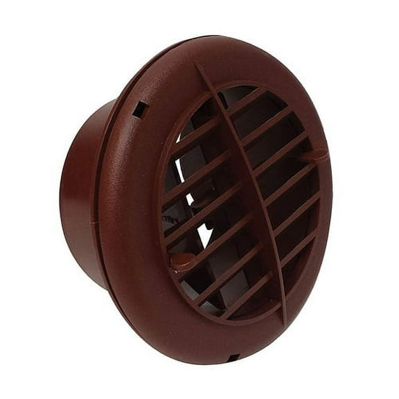 1 PC-Valterra A10-3352VP Air Vent With Damper - Walnut - 4"