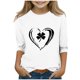 thumbnail image 1 of Blusas y camisas de manga larga y cuello redondo para niños con estampado del Día de San Patricio, manga 3/4/cuello redondo tres cuartos, parte inferior y superior para niños, parte superior de poliés, 1 of 4