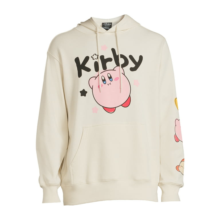 Kirby Men's Graphic Print Fleece Pullover Hoodie 
