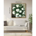thumbnail image 3 of Drsoum Large 24x24in Natural Framed Vintage Hydrangeas Canvas Wall Art Flower Classic Wall Prints Modern Farmhouse Kitchen Bathroom Office Decor, 3 of 6