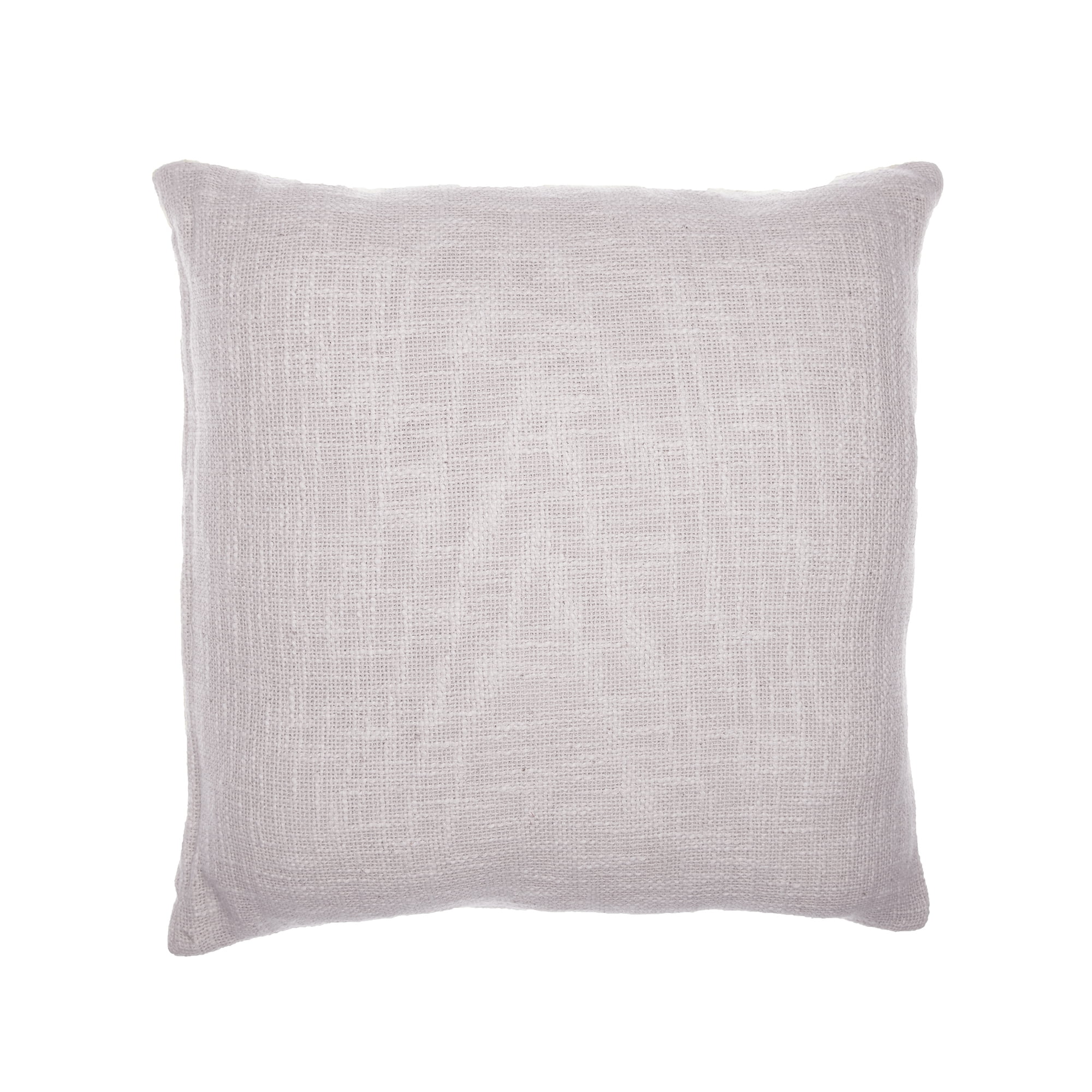 Ox Bay and Stacy Garcia 20" x 20" Ivory/White Geometric Embroidered Cotton Blend Adult Decorative Feather Filled Pillow