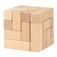 thumbnail image 2 of Rompecabezas de en 3D Bloques de construcción Inteligencia de juguete Desarrollo de rompecabezas Juegos Juguetes Regalos Color de madera Salvador Dali Bloques de construcción de cubos, 2 of 10