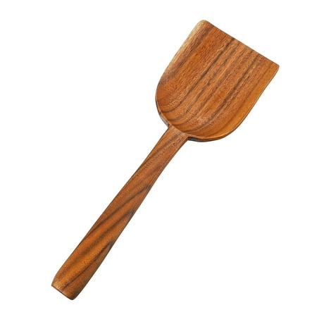 RENACLIPY Cooking Spatula Wooden Kitchen Utensil Brown Wood Turner Non Scratch Comfortable Handle RENACLIPY Cooking Spatula Wooden Kitchen Utensil Brown Wood Turner Non Scratch Comfortable Handle