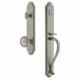 thumbnail image 3 of Grandeur Arc S Grip Single Cylinder Handleset with Soleil Interior Knob, 3 of 5