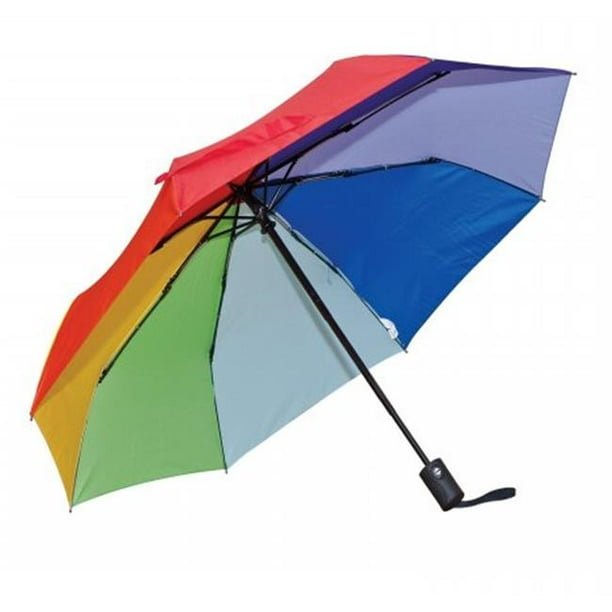 Frankford Umbrellas RM01RB Mini Triple fold Umbrella Rainbow