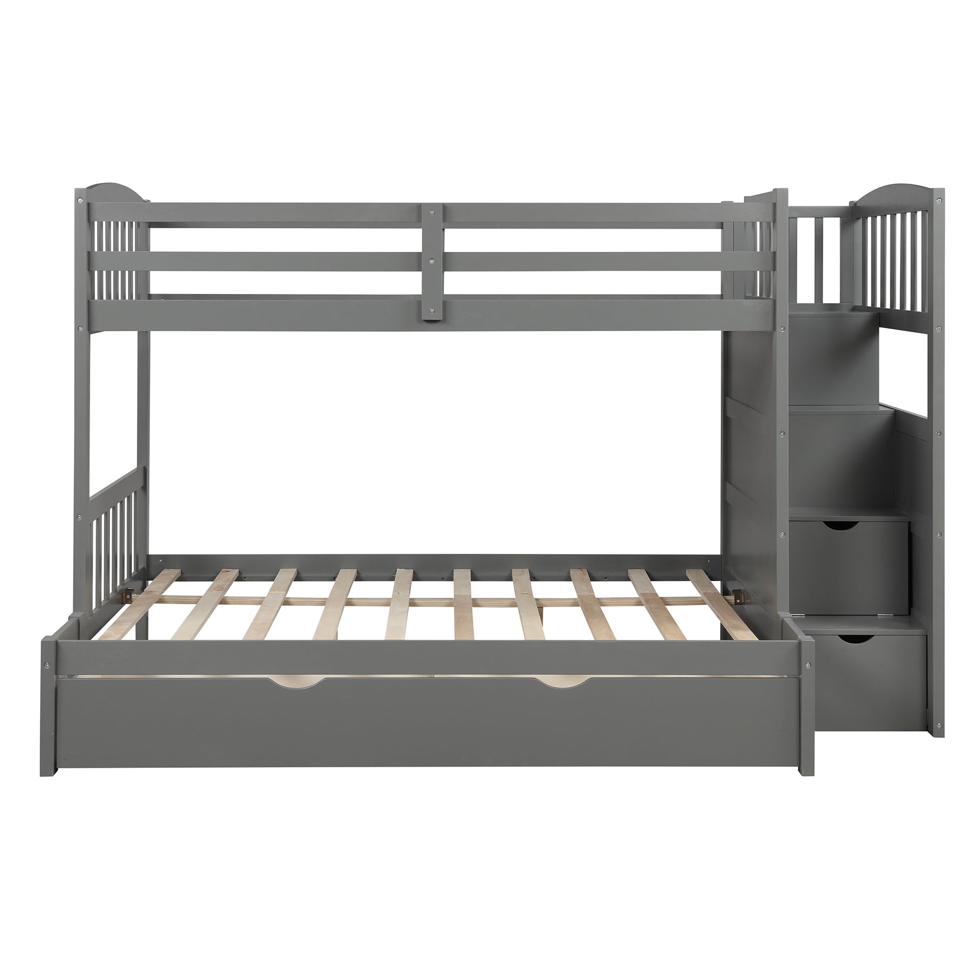 Twin Over Full Bunk Bed, Full Bottom Twin Top Bunk Bed