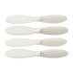 thumbnail image 2 of 4 piezas de hélices ligeras y duraderas de alta calidad, accesorios para cuadricóptero de 2 pulgadas Blanco, 2 of 9