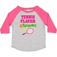 thumbnail image 3 of Inktastic Future Tennis Player in Training Girls Toddler T-Shirt, 3 of 5