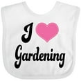 thumbnail image 3 of Inktastic Gardener I Love Gardening Girls Baby Bib, 3 of 4