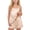 Beige, variant on Girls Satin Outfit Sets 2 Piece Silky Soft Pj Cami Top with Adjustable Spaghetti Strap and Comfy Shorts Cotton Blend Breathable Pjs Outfits for Kids Pink,Size 13-14T