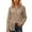 Beige, variant on Sequined Top Lapel Long Sleeved Cardigan Basic Border Shirt Jacket Womens Sweatshirt Cardigan S