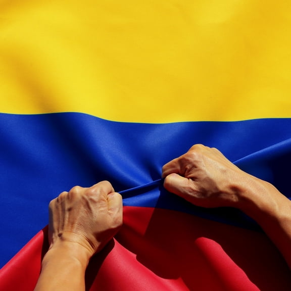 Anley Rip-Proof Double Sided 3-Ply Colombia Flag 3x5 Ft - Colombian National Flags 300D Polyester