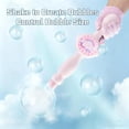 thumbnail image 4 of Magic Fog Bubble Wand, New Touchable Fog Bubble Machine, Interactive Smoke Bubbles Machine with Bubbles Gloves for Outdoor Party, Parent-Child Interaction (Blue), 4 of 8