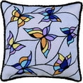 thumbnail image 2 of RIOLIS Cushion Stamped Cross Stitch Kit 13"X13"-Butterflies (10 Count), 2 of 2