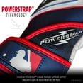thumbnail image 4 of Franklin Sports MLB Batting Gloves - Powerstrap Adult + Youth Batting Gloves - Baseball + Softball Batting Glove - Men's Pair - Adult Small - Wht/Navy/Red, 4 of 8