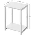 thumbnail image 2 of Side Tables Set of 2, Small End Table, Nightstand for Living Room, Bedroom, Office, Bathroom,White, 2 of 16