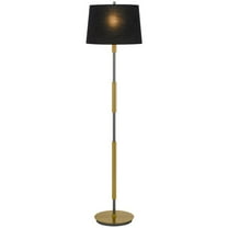Cal Lighting 150W 3 way Ciudad metal two tone floor lamp