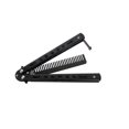 thumbnail image 1 of facefd Butterfly Comb Mustache Beard Brushes Practice Comb for Beginners Training Black, 1 of 9
