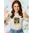 thumbnail image 2 of Tomato Plant T-Shirt Women -Fab Funky Designs, Female Medium, 2 of 4