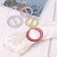 thumbnail image 4 of 8Pack Clips de camiseta de plástico, hebilla de anillo de bufanda redonda de resina brillante de 25mm (Blanco), 4 of 7
