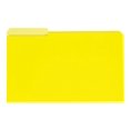 thumbnail image 1 of Universal 15304 Recycled Interior File Folders, 1/3 Cut Top Tab, Legal, Yellow (Box of 100) (UNV15304), 1 of 1