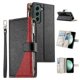 thumbnail image 1 of Funda cartera GANGXUN para Samsung Galaxy S22 Plus , cuero PU con tarjetero, cremallera, correa de mano, soporte y protección 649°, 1 of 6