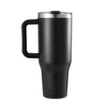 thumbnail image 4 of Buckland Adventure Gear 40 oz Stainless Steel Vacuum Insulated Handle Tumbler, Black, 4 of 11