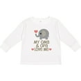 thumbnail image 3 of Inktastic Oma and Opa Love Me Gift Boys or Girls Long Sleeve Toddler T-Shirt, 3 of 5