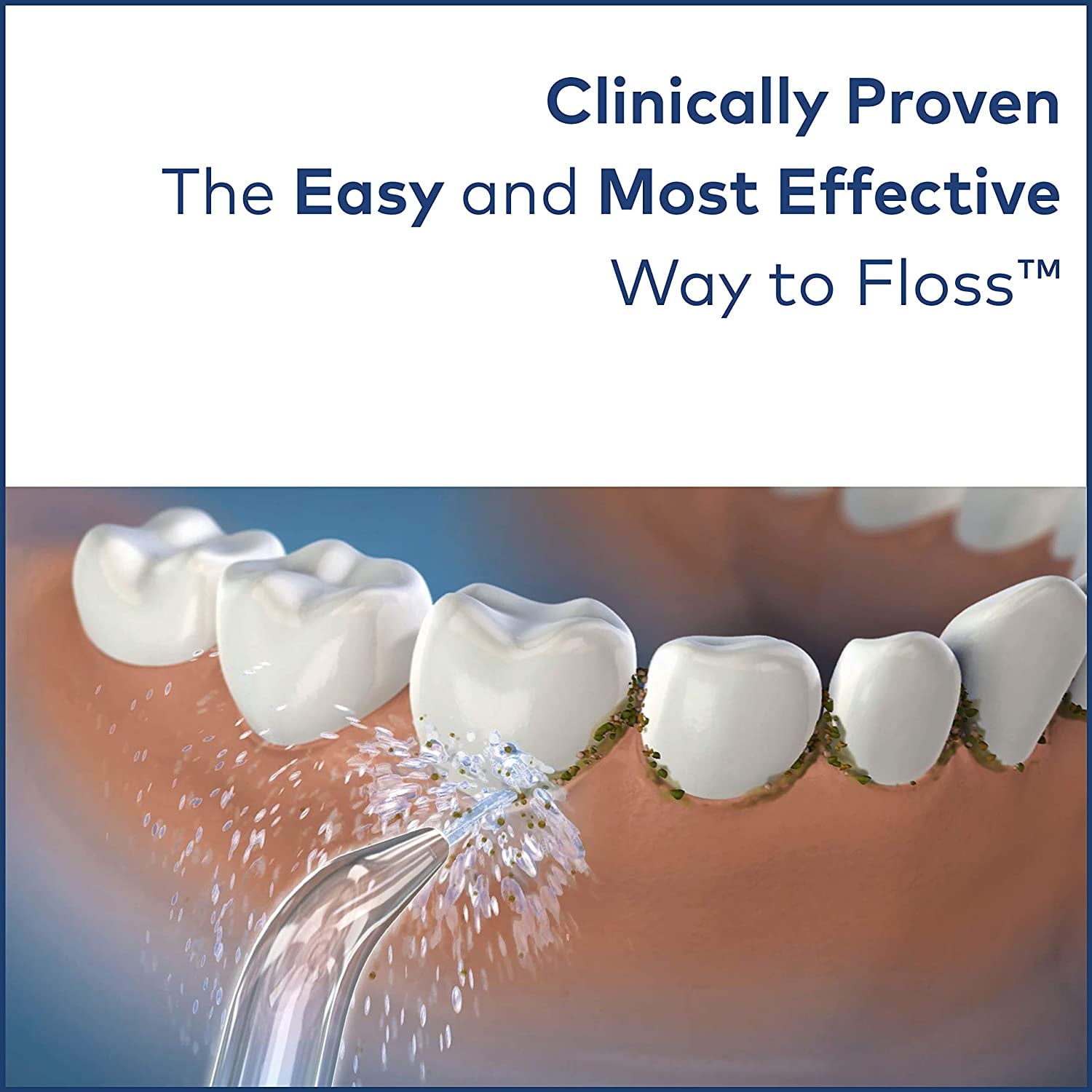 Waterpik Water Flosser Electric Dental Countertop Professional Oral Irrigator For Teeth, Aquarius, WP-667 Modern Gray