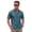 Dark Green, variant on GrmtClth Mens Vertical Ribbed Waffle Henley Shirt Casual Stand Collar Short Sleeve Button Down Top Lightweight Breathable Textured Solid Color Summer Daily Wear Fashion Tees White S