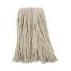 Boardwalk Premium White Cotton Cut-End Wet Mop Heads, 12 ct