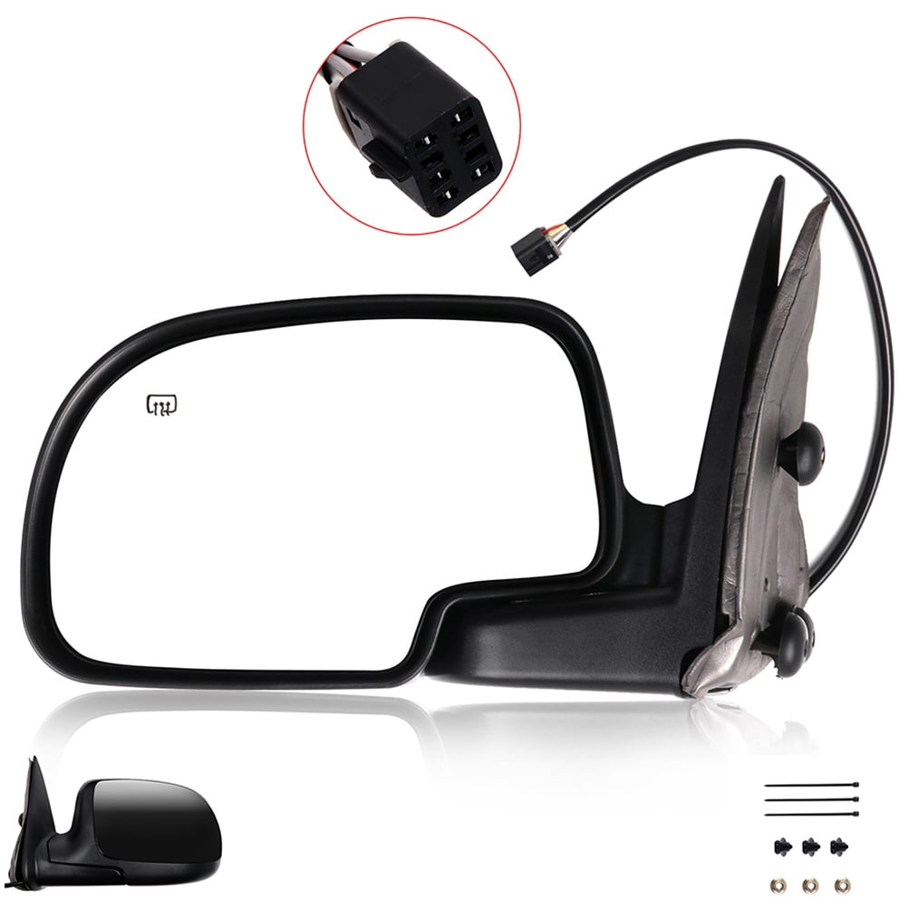 ECCPP Left Driver Side Power Heated Mirror For 2000-2002 Chevy GMC Tahoe Yukon XL