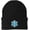 Black, variant on EMS EMT Emergency Medical Star of Life Embroidered Knit Winter Acrylic Unisex Watch Cap Hat (White/Blue)