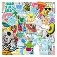 thumbnail image 6 of 100pcs Cute Stickers Pack for Water Bottle, Laptop Stickers for Women Kids Teens Girls Boys Adults Vsco Stickers Waterproof Vinyl Trendy Aesthetic Stickers for Hydroflask Skateboard Computer Tumbler, 6 of 7