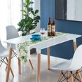 thumbnail image 3 of MIZHONA Green Floral Table Runner Spring Flowers Dining Runner for Kitchen Table Decorations 13 x 72 Inch, 3 of 4
