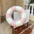 thumbnail image 5 of Large Swim Ring with Handles Inflatable Pool Floats Classic Striped Tubes for Summer for Pool Parties and Beach Activities, 5 of 5