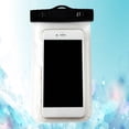 thumbnail image 2 of Greeniant Bolsa impermeable Universal para teléfono, bolsa a prueba de agua para móvil de menos de 5,8 pulgadas, funda de PVC para iPhone, Samsung, Deportes acuáticos Claro Greeniant HW1078-10, 2 of 2