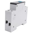 thumbnail image 4 of 40A Tuya MonofáSico Din Riel WIFI Medidor de EnergíA Inteligente Temporizador Monitor de Consumo de EnergíA KWh VatíMetro, Negro con MedicióN, 4 of 5