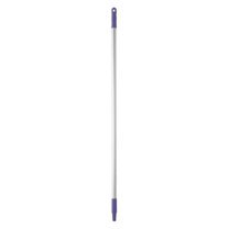 Vikan 1260mm Color Coded Handle, 1 in Dia, Purple, Aluminum 29588