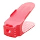 thumbnail image 1 of Injueey Estante para zapatos para el hogar, soporte para colgar zapatos de doble capa ajustable de plástico sólido, ahorra Almacenamiento y organización del hogar rojo Injueey JJ9551-08, 1 of 6