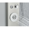 thumbnail image 3 of Zamery 6 in 1 Shower Panel Tower System with LED Rainfall Waterfall Shower Head,Multi-Function Shower Column with 4 Body Massage Jets Hand Shower Bathtub Spout,Brushed Nickel, 3 of 11