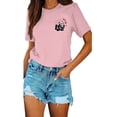 thumbnail image 2 of XCHQRTI Ghost Shirt for Women Vintage Halloween Tshirt Graphic Shirts Funny Retro Short Sleeve Tops, 2 of 8