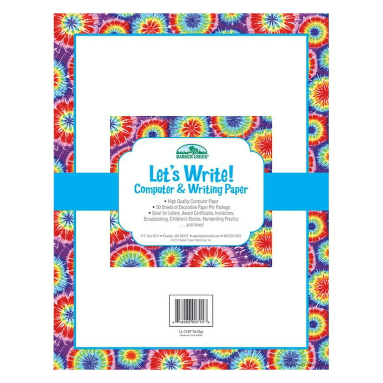 Barker Creek Computer Paper 8 12 x 11 Turquoise Chevron Pack Of 50 Sheets -  Office Depot