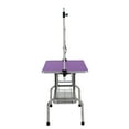 thumbnail image 5 of Jopath 36"Foldable Pet Grooming Table with Tool Storage Rack Pet Bathing/Drying Table with Non-Slip Surface,Rope and Adjustable Stand,Home Salon Grade for Dog Cat Purple, 5 of 9