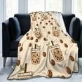 thumbnail image 2 of Wild Mushroom Blanket Plant Autumn Leaves Throw Blankets Gifts for Kids Adults Farmhouse Style Snail Print Lightweight Soft Fleece Cozy for Sofa Couch Bed Chair Room Birthday Decor 50x60in, 2 of 5