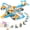 Blue, variant on Apitor Robot X Robot Building Kit, 12-in-1 Programmable Remote App-Controlled Car Coding Set, STEM Educational Birthday Gifts for Boys Girls Kids Aged 8-12 (600 Pieces)