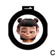 thumbnail image 1 of Nezha Car Welcome Light Free Wiring Carbon Fiber Pattern Infrared Door Sensor Projection Light Logo Floor Lamp, 1 of 1