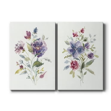 Color Variety I Premium Gallery Wrapped Canvas - Ready to Hang - Set of 2 - 40 x 60 Each