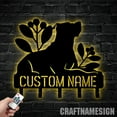 thumbnail image 4 of Craftnamesign Custom Bulldog Metal Key Holder, Decorative Key Holder, Metal Key Hanger, 4 of 5
